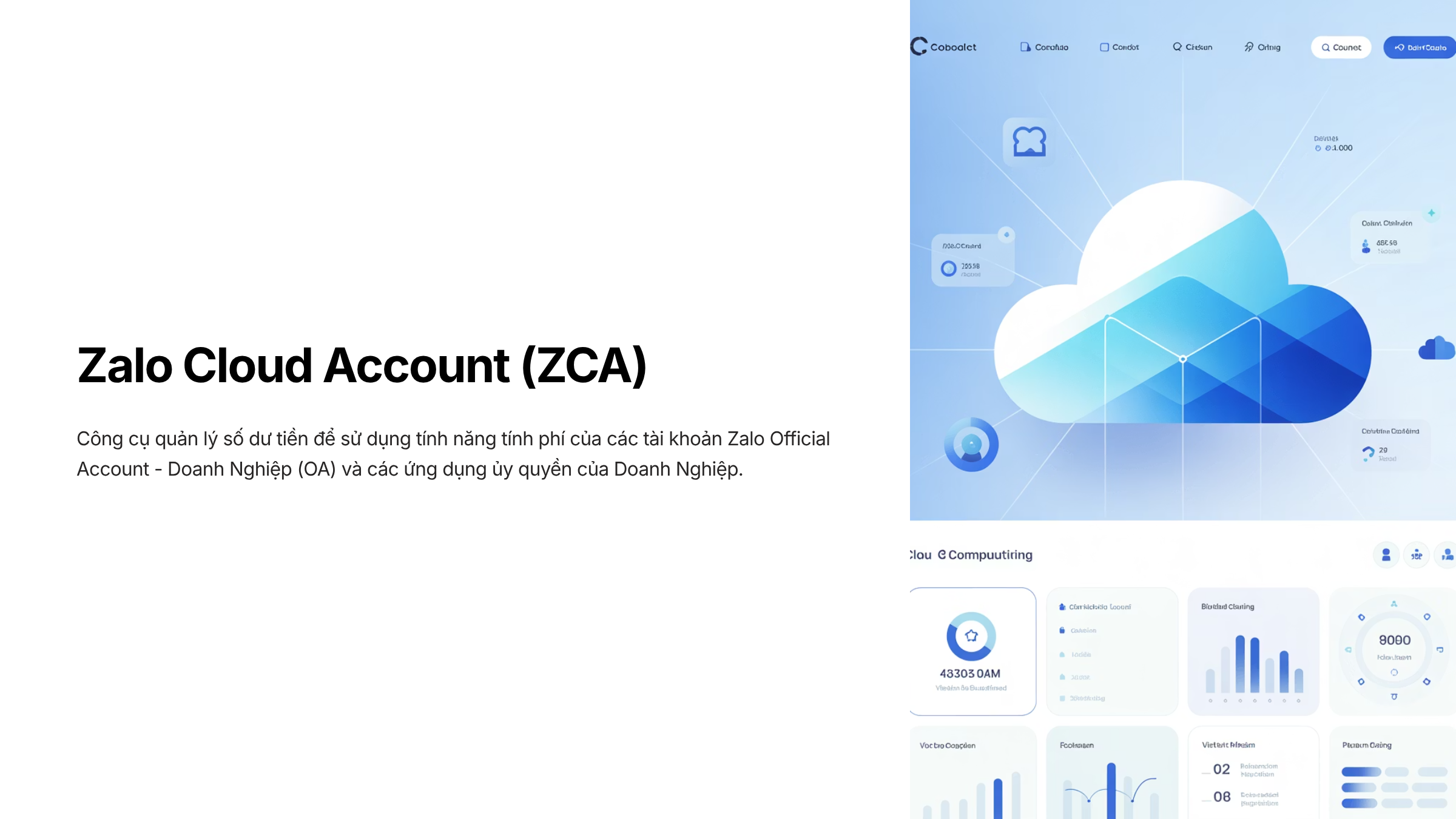 Bài 2 Zalo Cloud Account – Công cụ quản lý số dư tiền