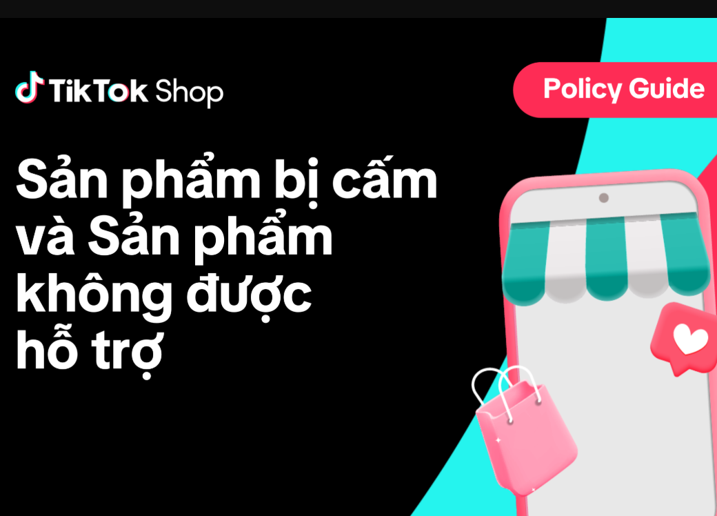 Hướng dẫn về sản phẩm bị cấm của TikTok Shop